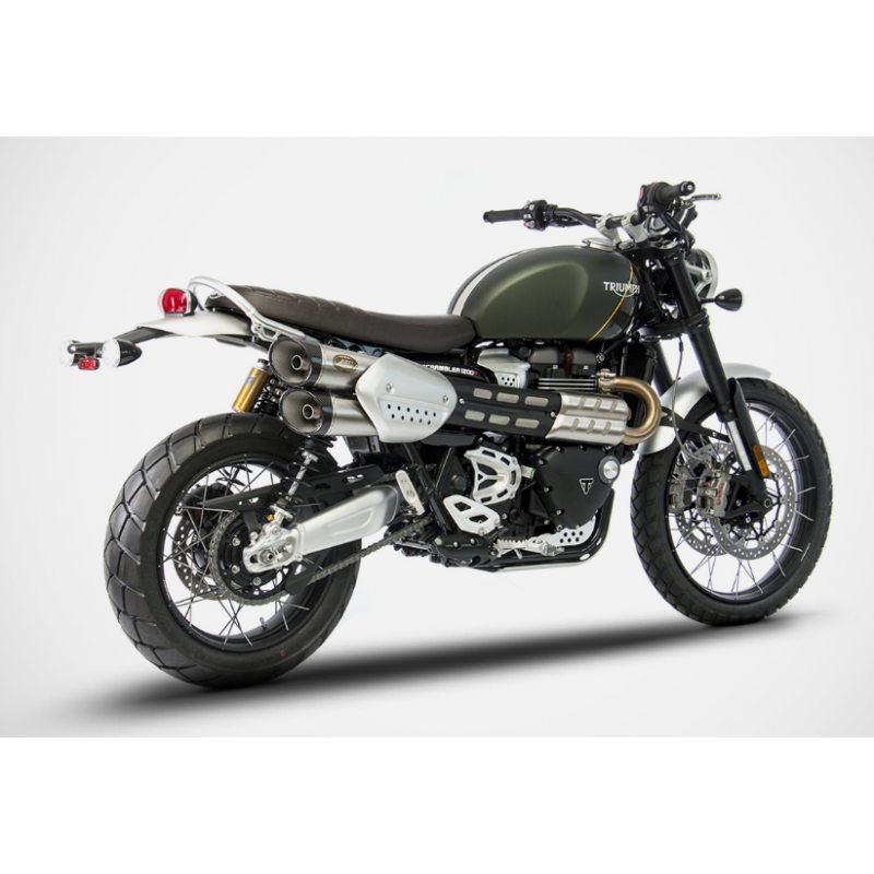 ZARD Dual Slipon Exhaust for the Triumph Scrambler 1200 (2019+)